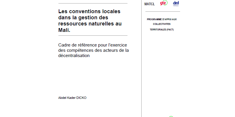 Les conventions locales GRN pact-etudes-n14